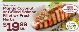 DeCicco & Sons Mango Coconut or Grilled Salmon Fillet w/Fresh Herbs offer