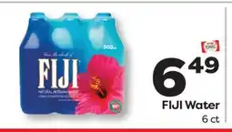 Weis Markets FIJI Water offer