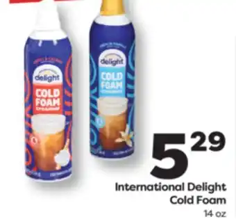 Weis Markets International Delight Cold Foam offer