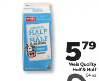 Weis Markets Weis Quality Half & Half offer