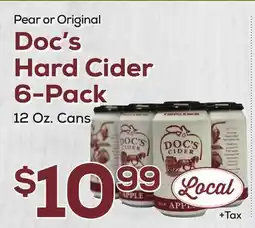 DeCicco & Sons Doc's Hard Cider 6-Pack offer