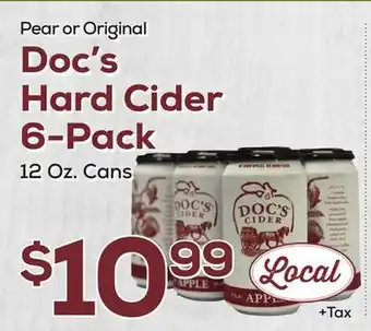 DeCicco & Sons Doc's Hard Cider 6-Pack offer