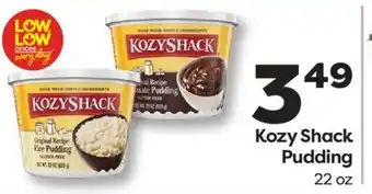 Weis Markets Kozy Shack Pudding offer