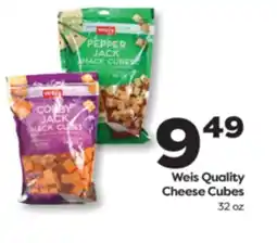 Weis Markets Weis Quality Cheese Cubes offer