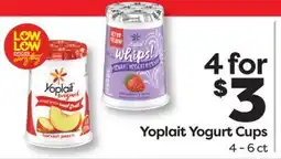 Weis Markets Yoplait Yogurt Cups offer
