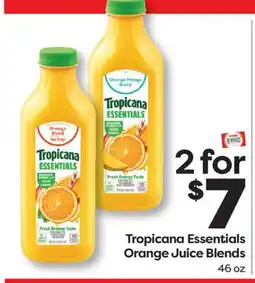 Weis Markets Tropicana Essentials Orange Juice Blends offer