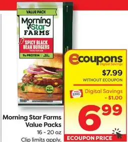Weis Markets Morning Star Farms Value Packs offer
