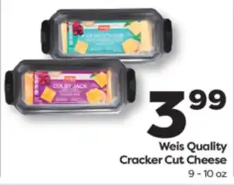 Weis Markets Weis Quality Cracker Cut Cheese offer