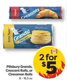 Weis Markets Pillsbury Grands, Crescent Rolls, or Cinnamon Rolls offer