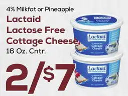 DeCicco & Sons Lactaid Lactose Free Cottage Cheese offer