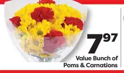 Weis Markets Bunch of Poms & Carnations offer