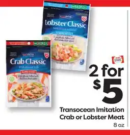 Weis Markets Transocean Imitation Crab or Lobster Meat offer