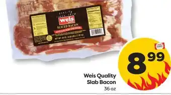Weis Markets Weis Quality Slab Bacon offer