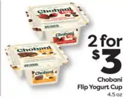 Weis Markets Chobani Flip Yogurt Cup offer