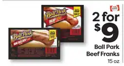 Weis Markets Ball Park Beef Franks offer