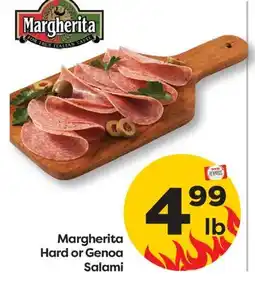 Weis Markets Margherita Hard or Genoa Salami offer