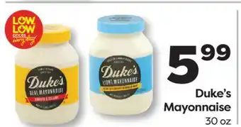 Weis Markets Duke's Mayonnaise offer