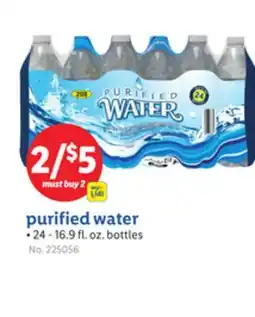 Lidl purified water offer