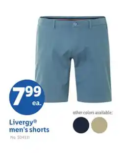 Lidl Livergy men's shorts offer