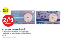 Lidl cream cheese block offer