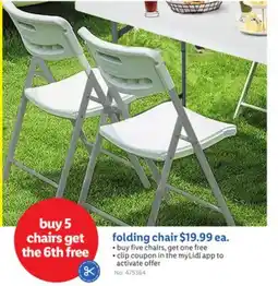 Lidl folding chair offer