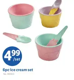 Lidl 6pc ice cream set offer