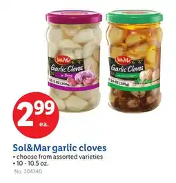 Lidl Sol&Mar garlic cloves offer