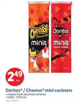 Lidl Doritos / Cheetos mini canisters offer