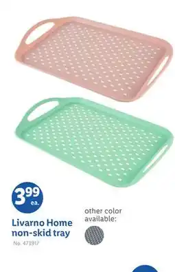 Lidl Livarno Home non-skid tray offer