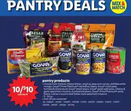 Lidl pantry products offer