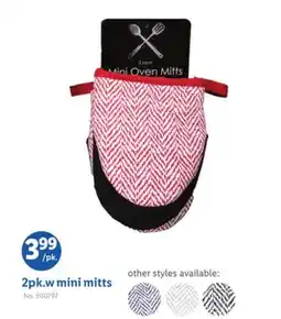 Lidl 2pk.w mini mitts offer