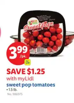 Lidl sweet pop tomatoes offer