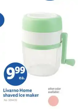Lidl Livarno Home shaved ice maker offer