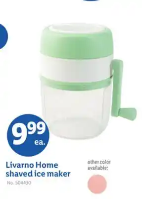 Lidl Livarno Home shaved ice maker offer