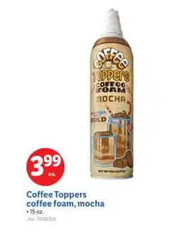 Lidl Coffee Toppers coffee foam, mocha offer