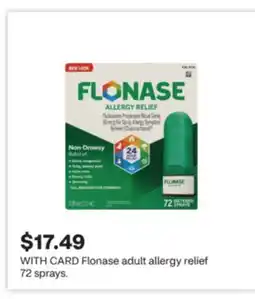 CVS Flonase adult allergy relief 72 sprays offer