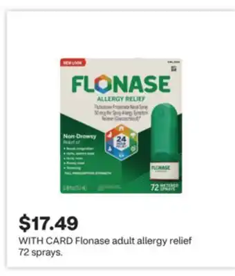 CVS Flonase adult allergy relief 72 sprays offer