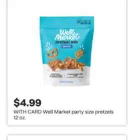 CVS Well Market party size pretzels 12 oz offer
