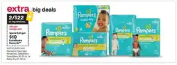 CVS ANY Pampers Easy Ups, Ninjamas, Splashers, Swaddlers 16-32 ct. or Baby Dry 21-32 ct offer