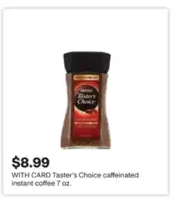 CVS Taster's Choice caffeinated instant coffee offer
