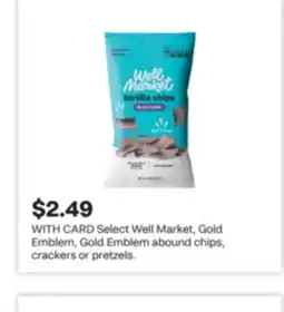 CVS Select Well Market, Gold Emblem, Gold Emblem abound chips, crackers or pretzels offer