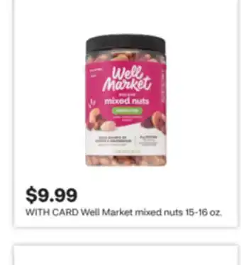 CVS Well Market mixed nuts offer
