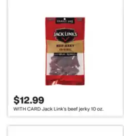 CVS Jack Link's beef jerky offer