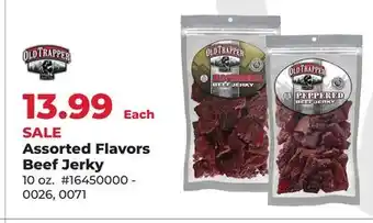 Runnings Assorted Flavors Beef Jerky offer