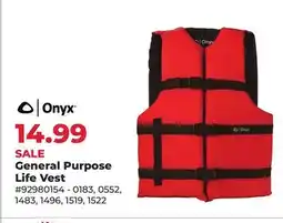 Runnings General Purpose Life Vest offer