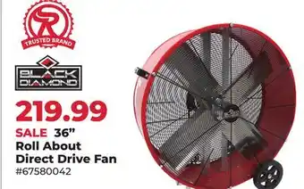 Runnings 36 Roll About Direct Drive Fan offer