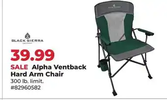 Runnings Alpha Ventback Hard Arm Chair offer