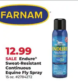 Runnings Endure Sweat-Resistant Continuous Equine Fly Spray offer