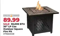 Runnings 30, 000 BTU 30 LP Gas Outdoor Square Fire Pit offer