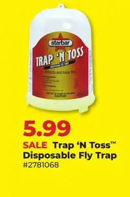 Runnings Trap 'N Toss Disposable Fly Trap offer